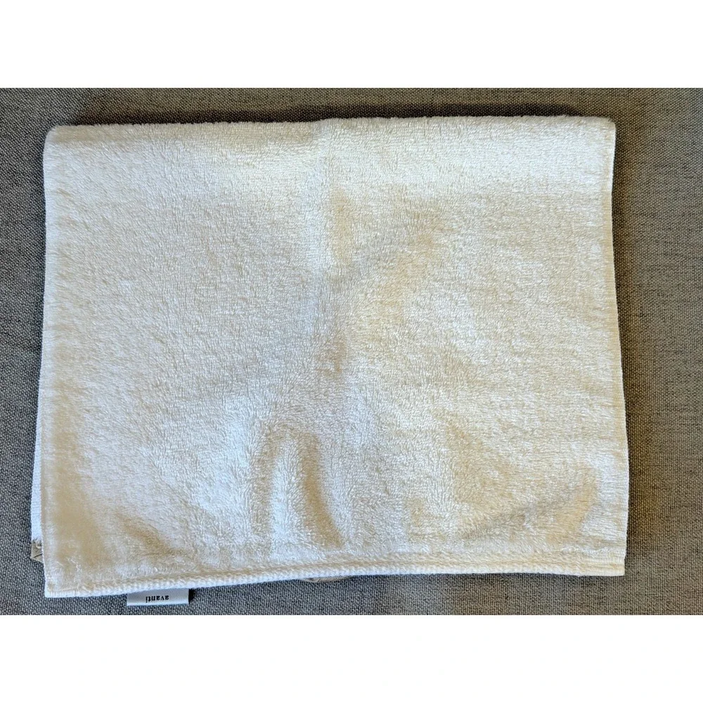 Vintage Avanti Premier Egyptian Cotton Rose Hand Towels Set 2 26x16 Peach Beige